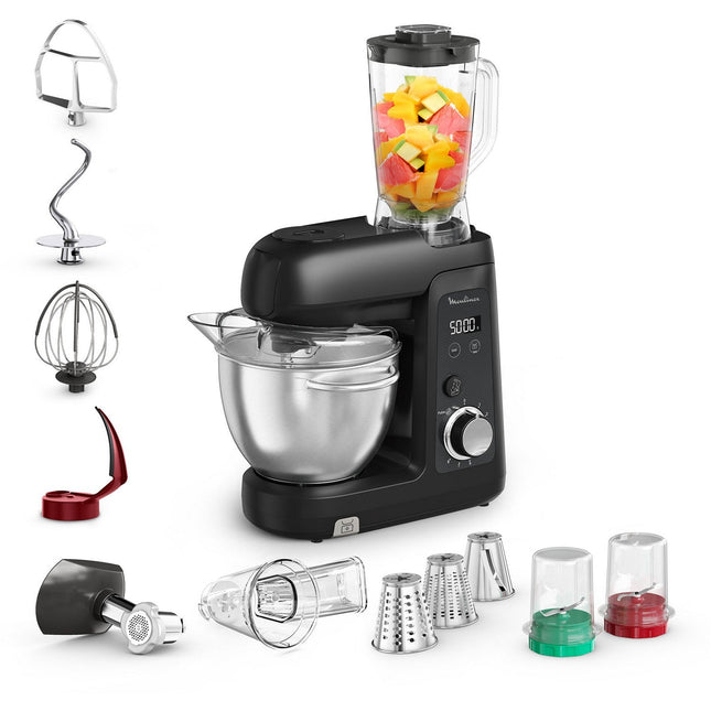 Robot pâtissier MOULINEX BAKE PARTNER + & ACC QA5458F1