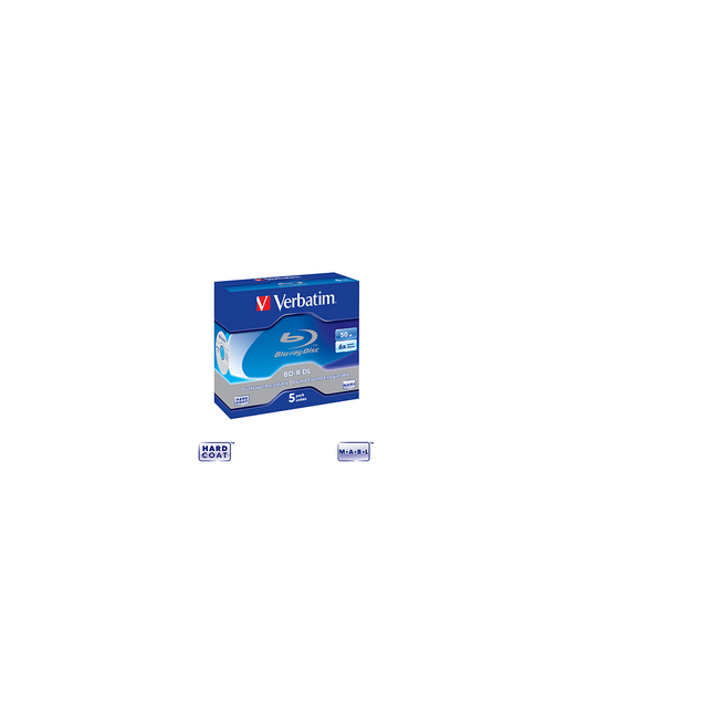 Blu-ray vierge VERBATIM BD-R Pack Jewel Case 6x50GB