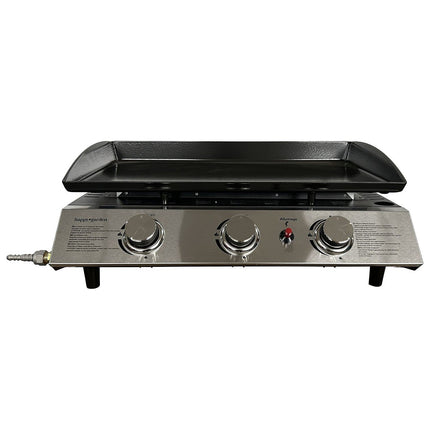 Plancha gaz HAPPY GARDEN Plancha au gaz SÉVILLE - 3 brûleurs 7,5k