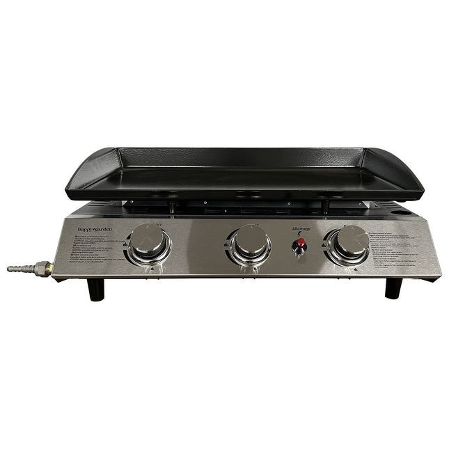 Plancha gaz HAPPY GARDEN Plancha au gaz SÉVILLE - 3 brûleurs 7,5k