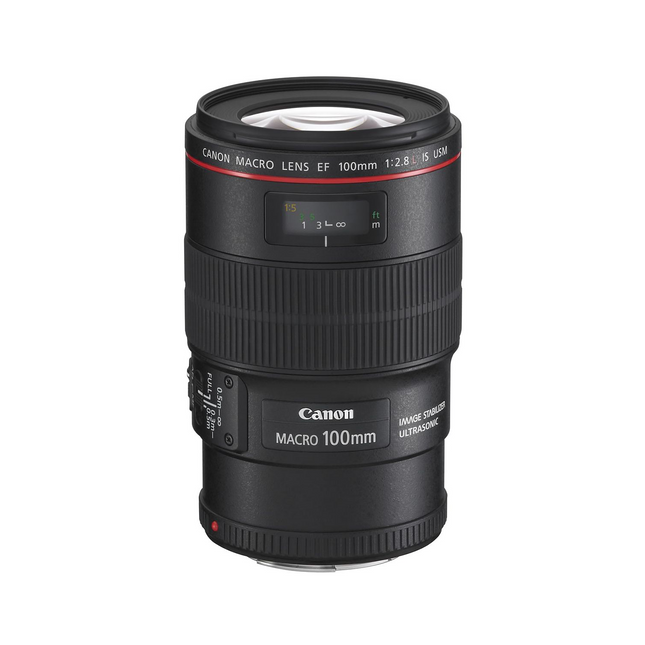 Objectif pour Reflex Plein Format CANON EF 100mm f/2.8 L IS Macro USM