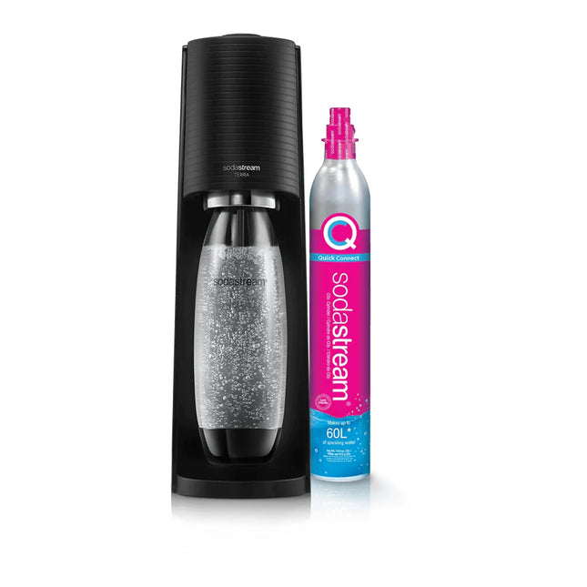 Machine à soda SODASTREAM Terra + 1 Recharge de Gaz 60L + 1 Bouteille de gazéification