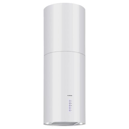 Hotte décorative îlot KLARSTEIN Beretta îlot 650m³/h Classe C Blanc Reconditionné