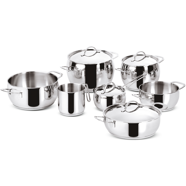 Batterie de cuisine LAGOSTINA Euforia 11 pieces inox