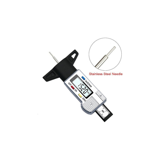 JUNSUN Outil de mesure pour pneus Silver
