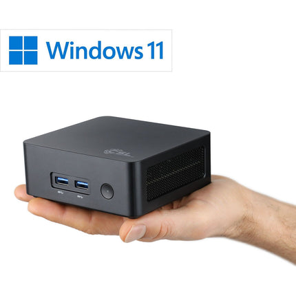 Mini PC CSL-COMPUTER Narrow Box Black 8Go 1000Go Win11 Pro