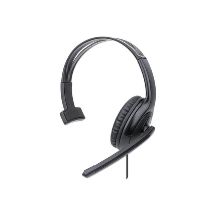 Micro-casque MANHATTAN Mono supra auriculaire - Léger - USB-A