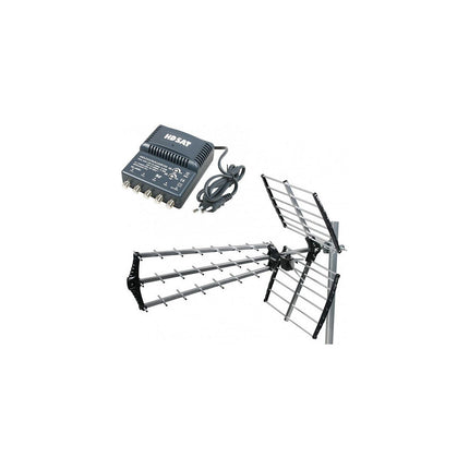 Antenne extérieure HDSAT Hdsat Antenne Tnt Trinappe Gain 18db + A
