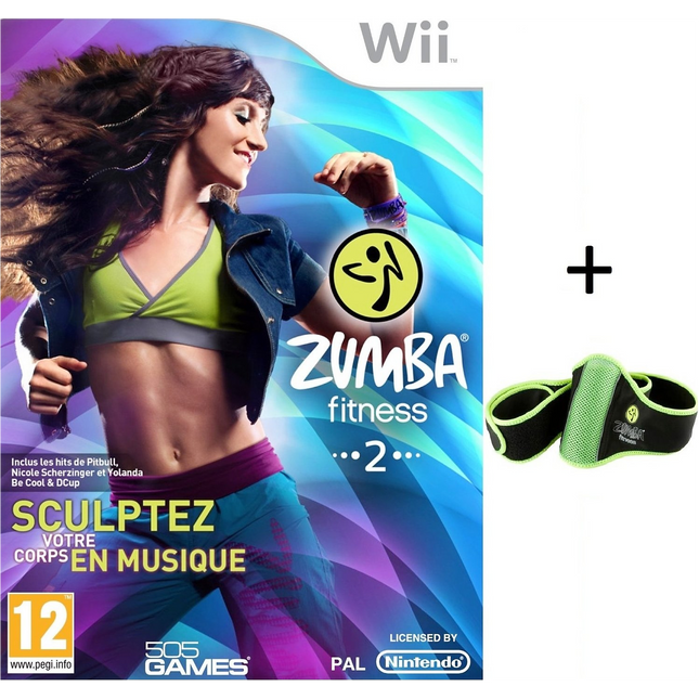 Jeu Wii DIGITAL BROS Zumba Fitness 2 + Ceinture