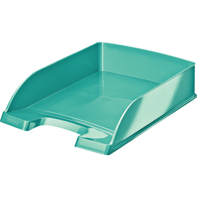Bannette bureau LEITZ Corbeille courrier A4 WOW Menthe