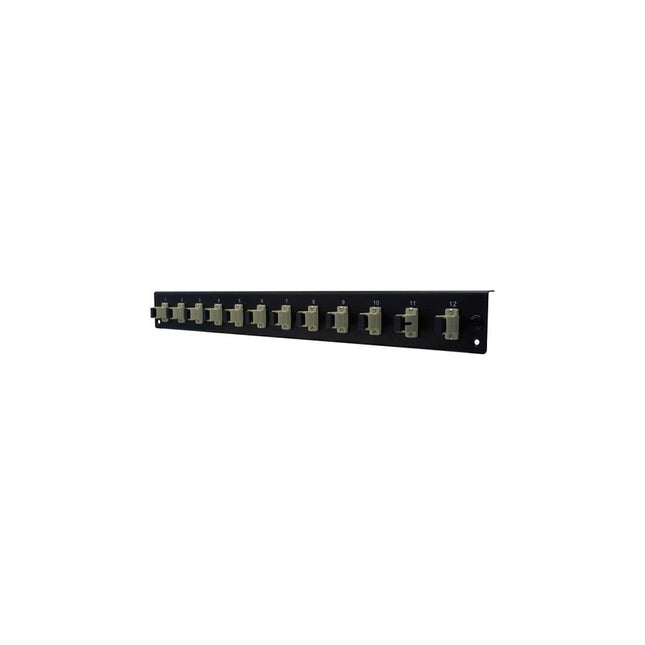 Accessoire rack KOMELEC Face avant fibre 12 SC UPC MM Simplex