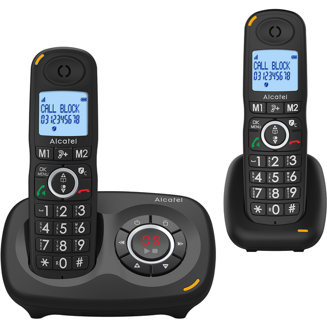 Téléphone sans fil ALCATEL XL595 Voice Duo Noir
