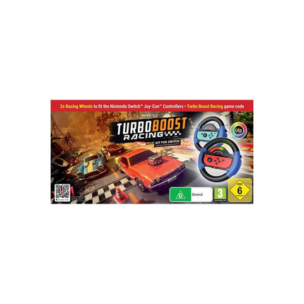 Jeu Switch JUST FOR GAMES Turbo Booster Racing Kit (volants + Jeu