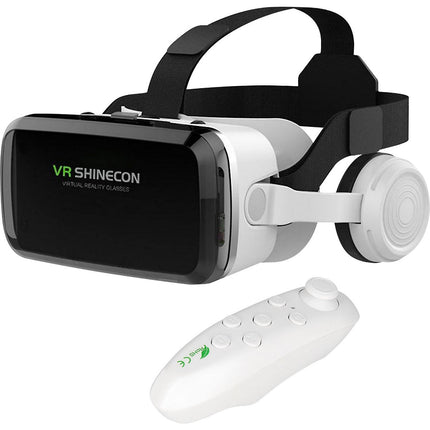 Casque de réalité virtuelle AVIZAR Shinecon G04BS Bluetooth Blanc