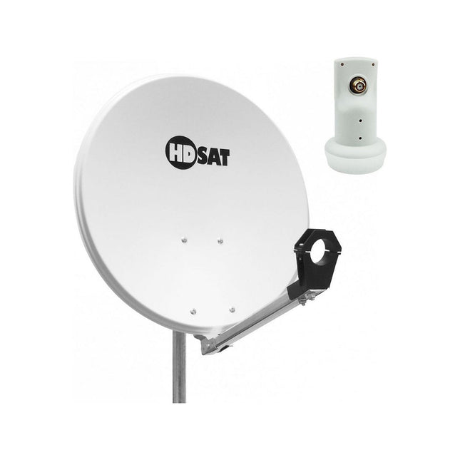 Antenne parabolique HDSAT Pack Hdsat Parabole Satellite Acier 65cm
