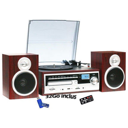 Chaîne HiFi INOVALLEY Chaîne Hifi Inovalley CH14E+ clé USB
