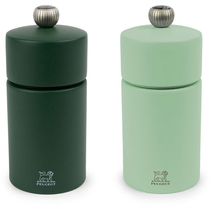 Duo moulins à poivre et sel PEUGEOT Duo Cosy vert mousse - menthe 12cm