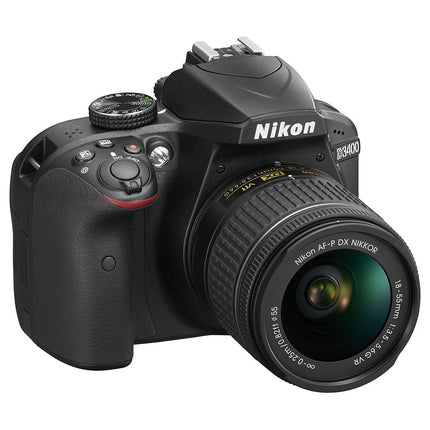 Appareil photo Reflex NIKON D3400 + 18-55mm VR + Sac + 8Go Reconditionné