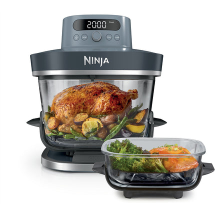 Friteuse sans huile NINJA CRISPi PRO 7-en1, 2 récipients en verre de 5.7 et 2.3L, AS101EULG