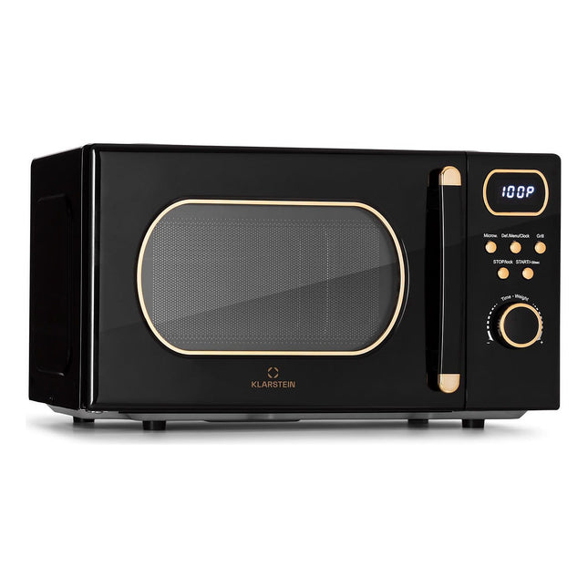Micro ondes grill KLARSTEIN Julieta grill 20L 800 W Ø25,5cm Noir