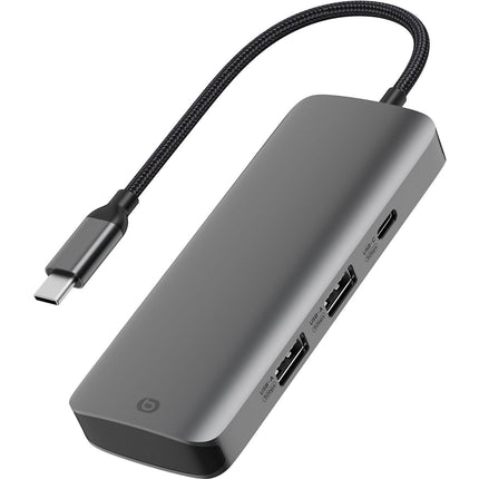 Hub USB C ESSENTIELB 5 en 1 2 USB-A + 3 USB-C