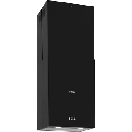 Hotte décorative îlot KLARSTEIN Structura îlot 41 cm 624m³/h LED noir