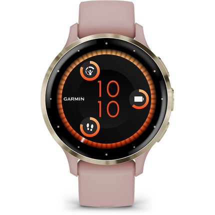 Montre sport GARMIN Venu 3S Sport et santé GPS AMOLED BT 41 mm Pink Dawn + Peach Gold