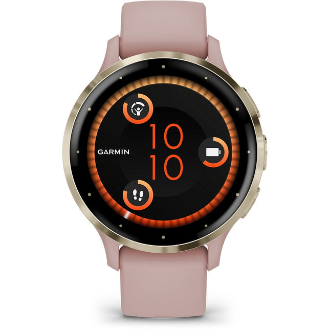 Montre sport GARMIN Venu 3S Sport et santé GPS AMOLED BT 41 mm Pink Dawn + Peach Gold