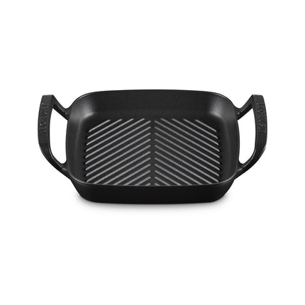 Plancha pour barbecue LE CREUSET collection barbecue 26cm noir mat