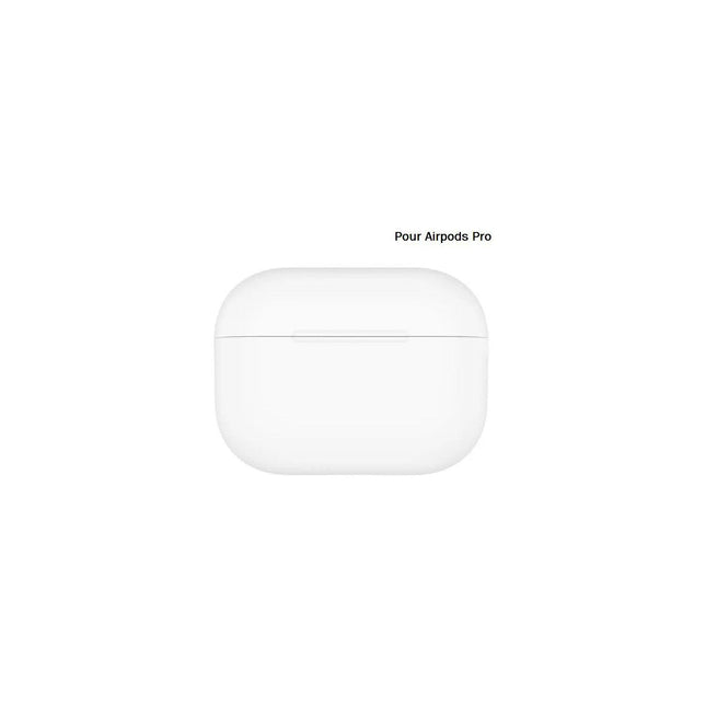 Coque HOBBYTECH Coque en silicone pour airpods pro Blanc