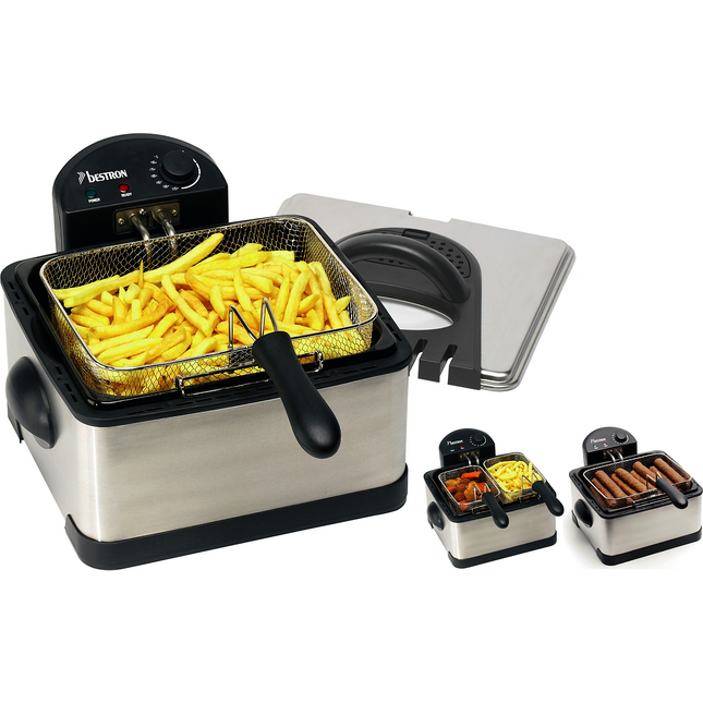 Friteuse BESTRON DF402B Inox