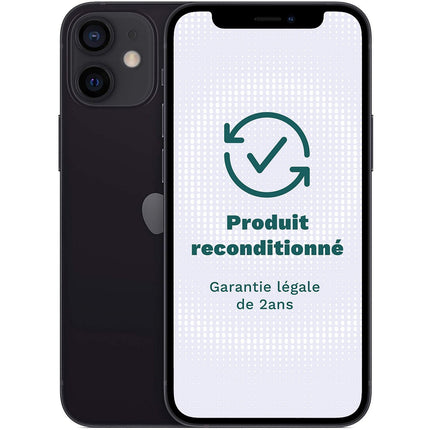 Smartphone APPLE iPhone 12 Noir 64 Go 5G Reconditionné