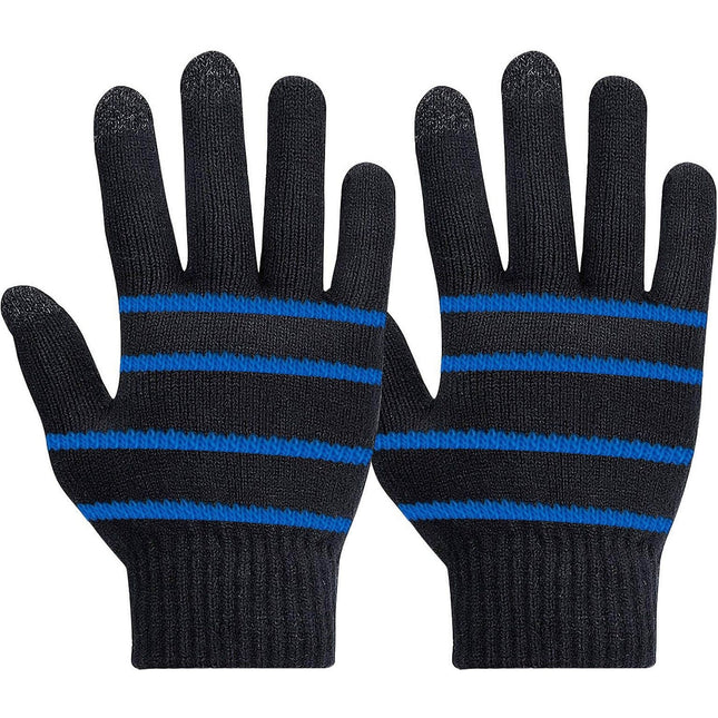 Gants AKASHI Gants d'hiver Unisexe Écran Tactile Bleu