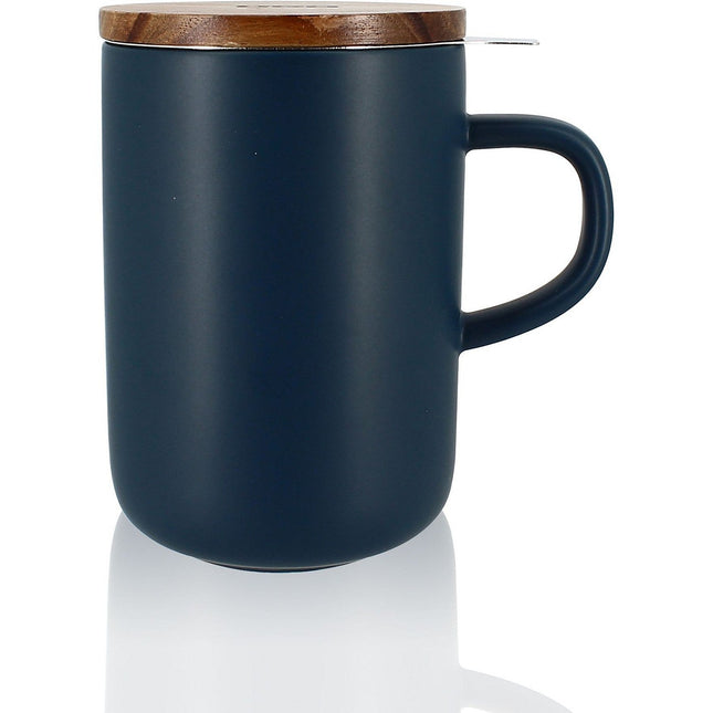 Théière OGO LIVING Tisanière Juliet bleu en grès 475 ml