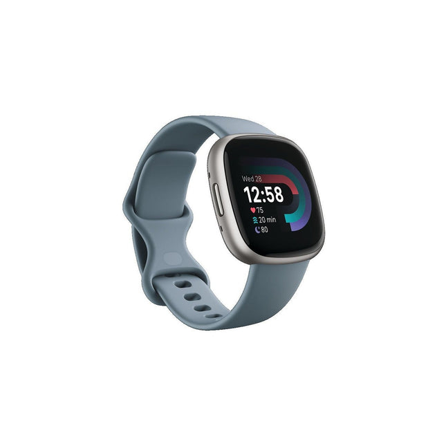 Montre santé FITBIT Versa 4 Aluminium Platine et bleu