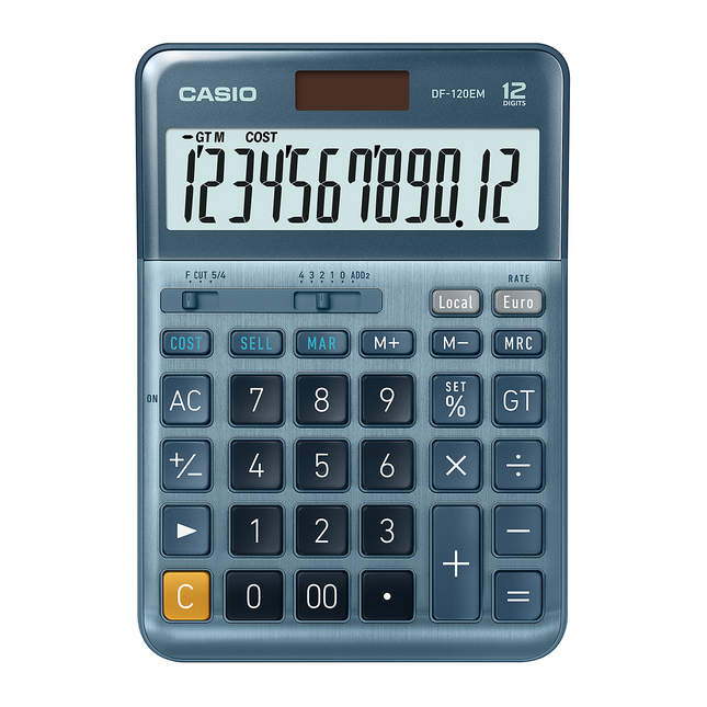 Calculatrice standard CASIO DF 120EM