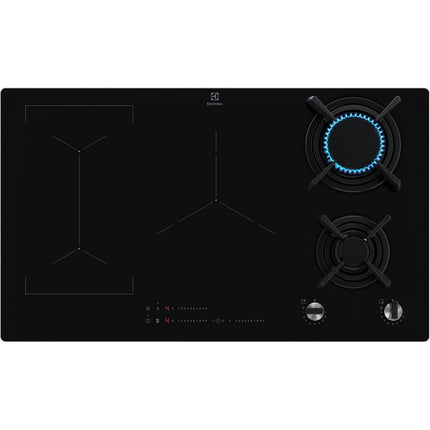 Plaque mixte induction gaz ELECTROLUX KDI951723K - Grande largeur