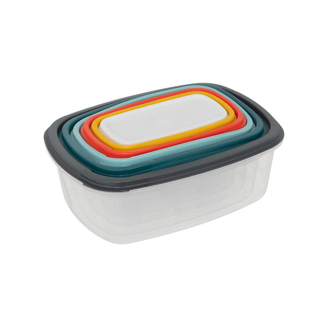 Boîte alimentaire 5FIVE 6 boites rectangulaires multicolors