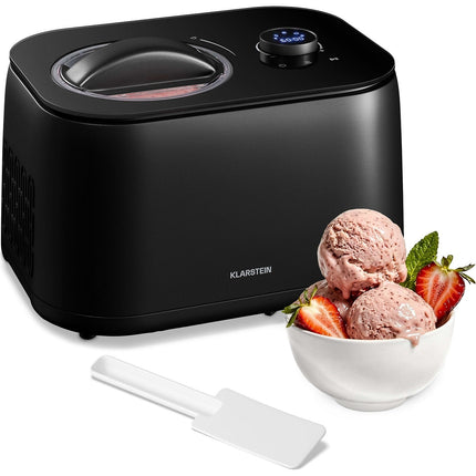 Turbine à glace KLARSTEIN Machine à glace 1L 100W Noir FrostFusion