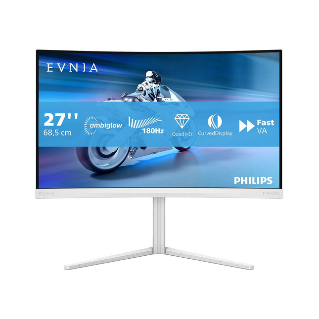 Ecran PC Gamer PHILIPS Evnia 27M2C5501 27" Incurvé QHD 180Hz Fast VA HDR10 Ambiglow