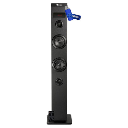 Pack enceinte Home Cinéma NGS SKYCHARM 50W BT Optique FM Noir 32Go