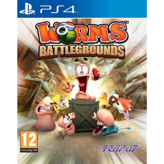 Jeu PS4 NAMCO Worms Battlegrounds