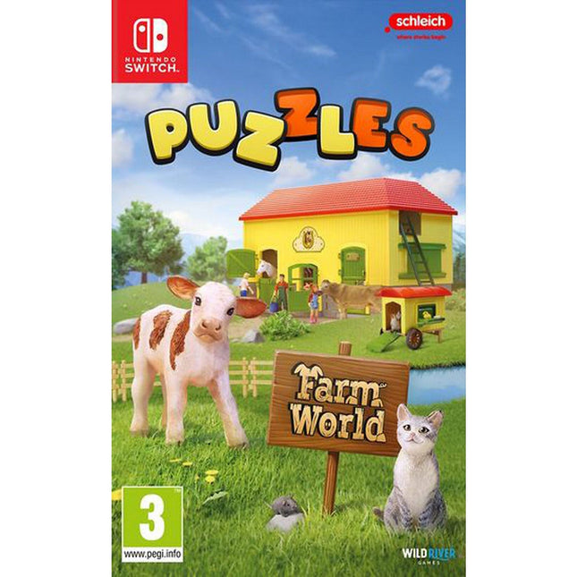 Jeu Switch JUST FOR GAMES Schleich Puzzle Farmworld