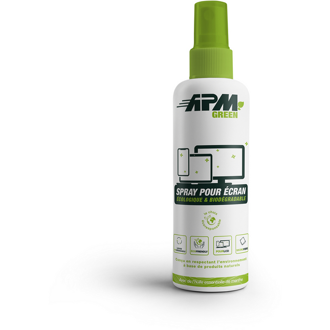 Spray nettoyant APM pour écran 250ML écologique