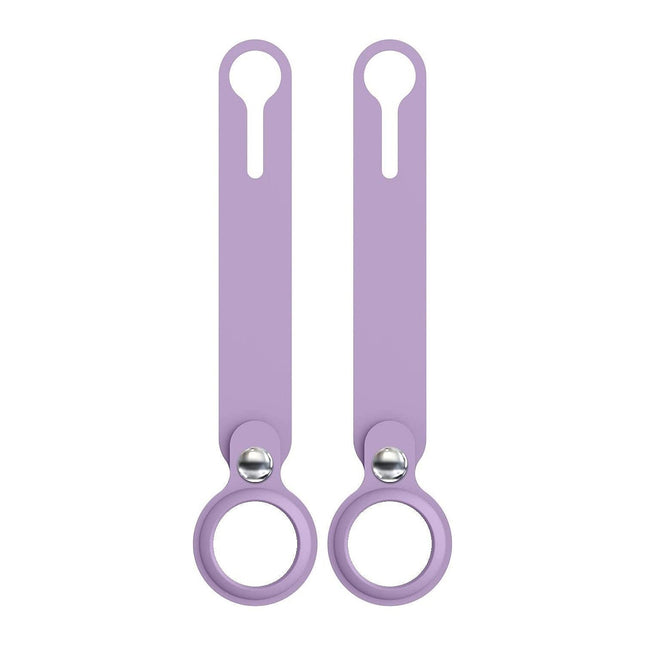 Etui PHONILLICO Airtag - Coque Violet x2
