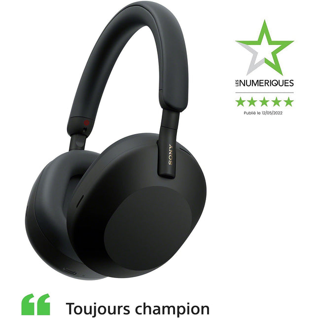 Casque SONY WH-1000XM5SA Noir Etui souple