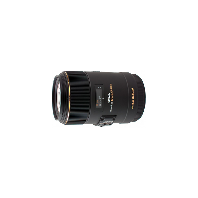Objectif pour Reflex SIGMA 105mm f/2.8 Macro EX DG OS HSM Nikon