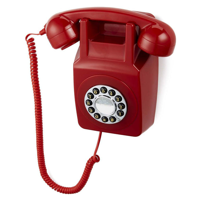 Téléphone filaire GPO RETRO Téléphone analogique GPO 746 WALL PUSH B
