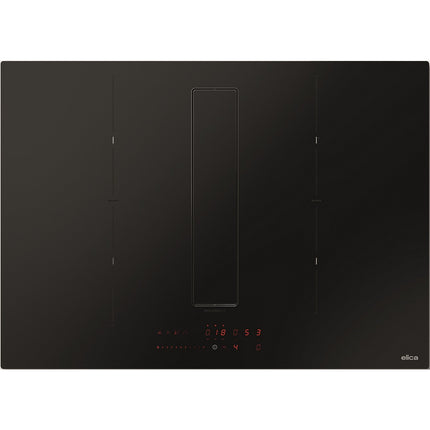 Plaque induction aspirante ELICA FIT PRO 72 RAW noir mat anti rayures