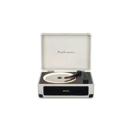 Platine CD PRIXTON Boogie Bluetooth, Radio FM et AUX, Crème